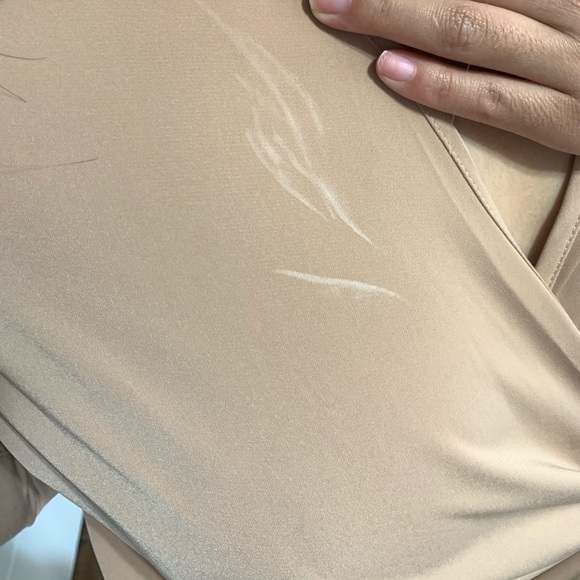 Nude blazer-like dress - Picture 2 of 2